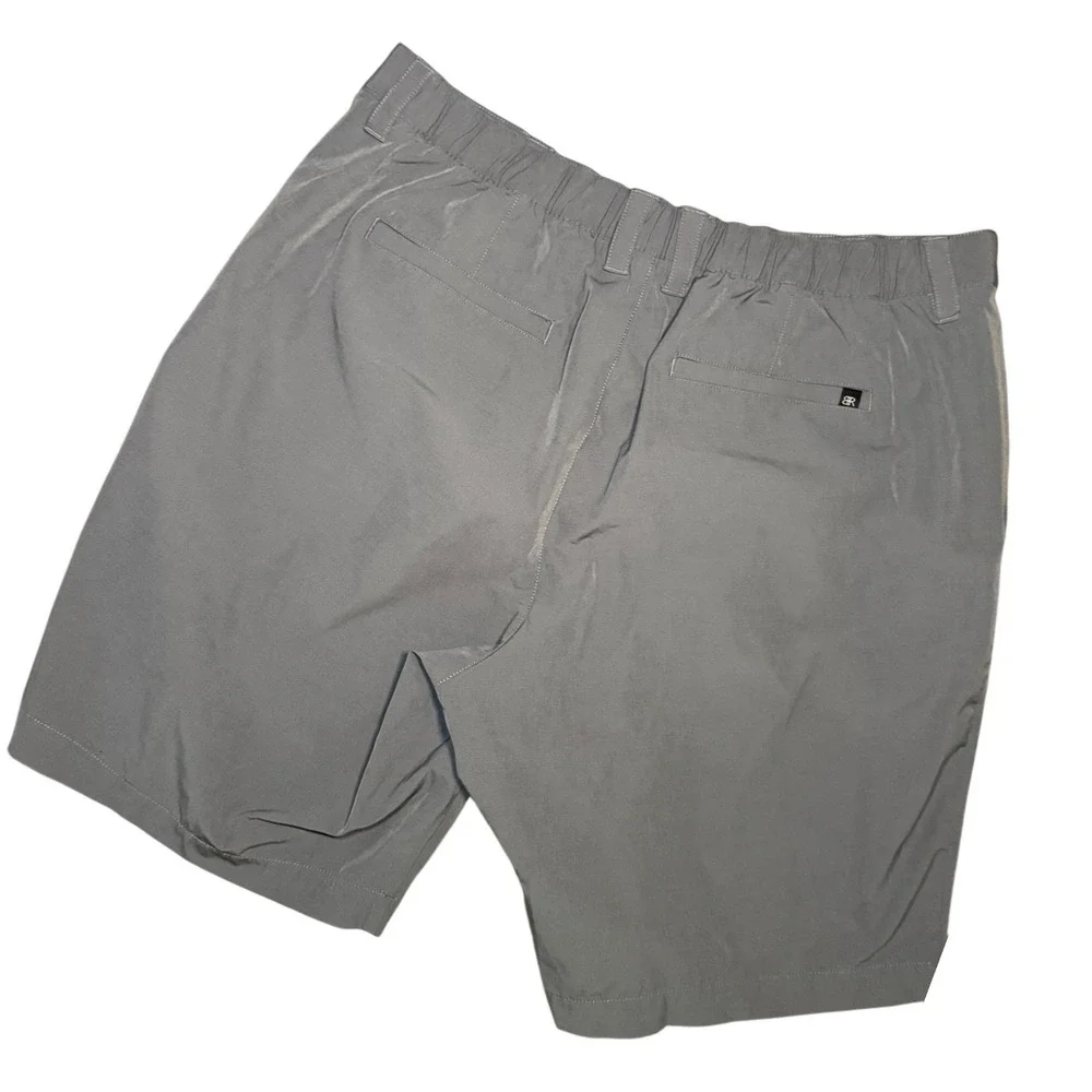 Banana Republic Mens Grey Ripstop Performance Stretch Shorts Size 38